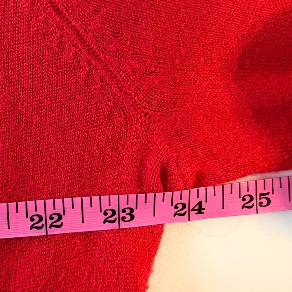 Catherines Vibrant Red Open Cardigan Size OX - XL